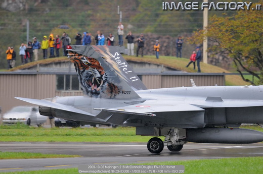 2009-10-08 Meiringen 216 McDonnell Douglas FA-18C Hornet